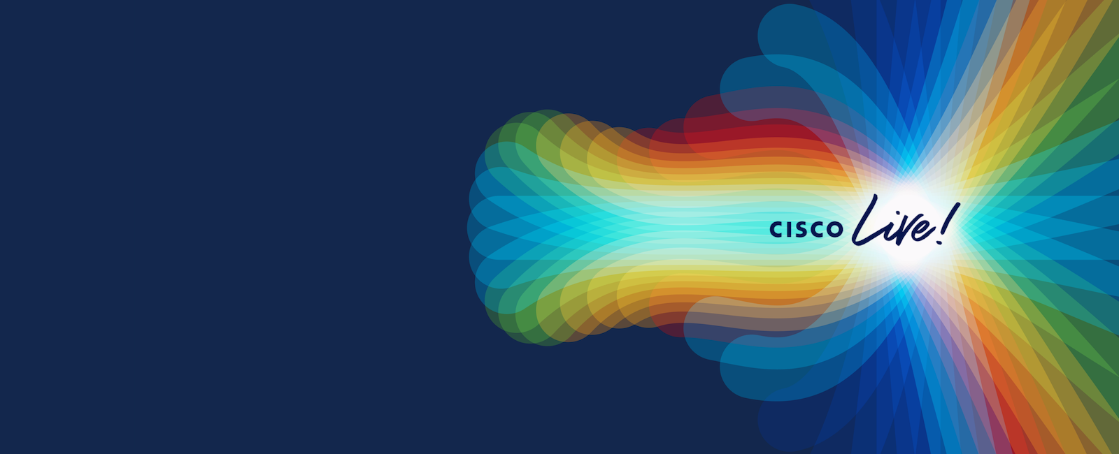 Abstract graphic header image for AppDynamics at Cisco Live 2023