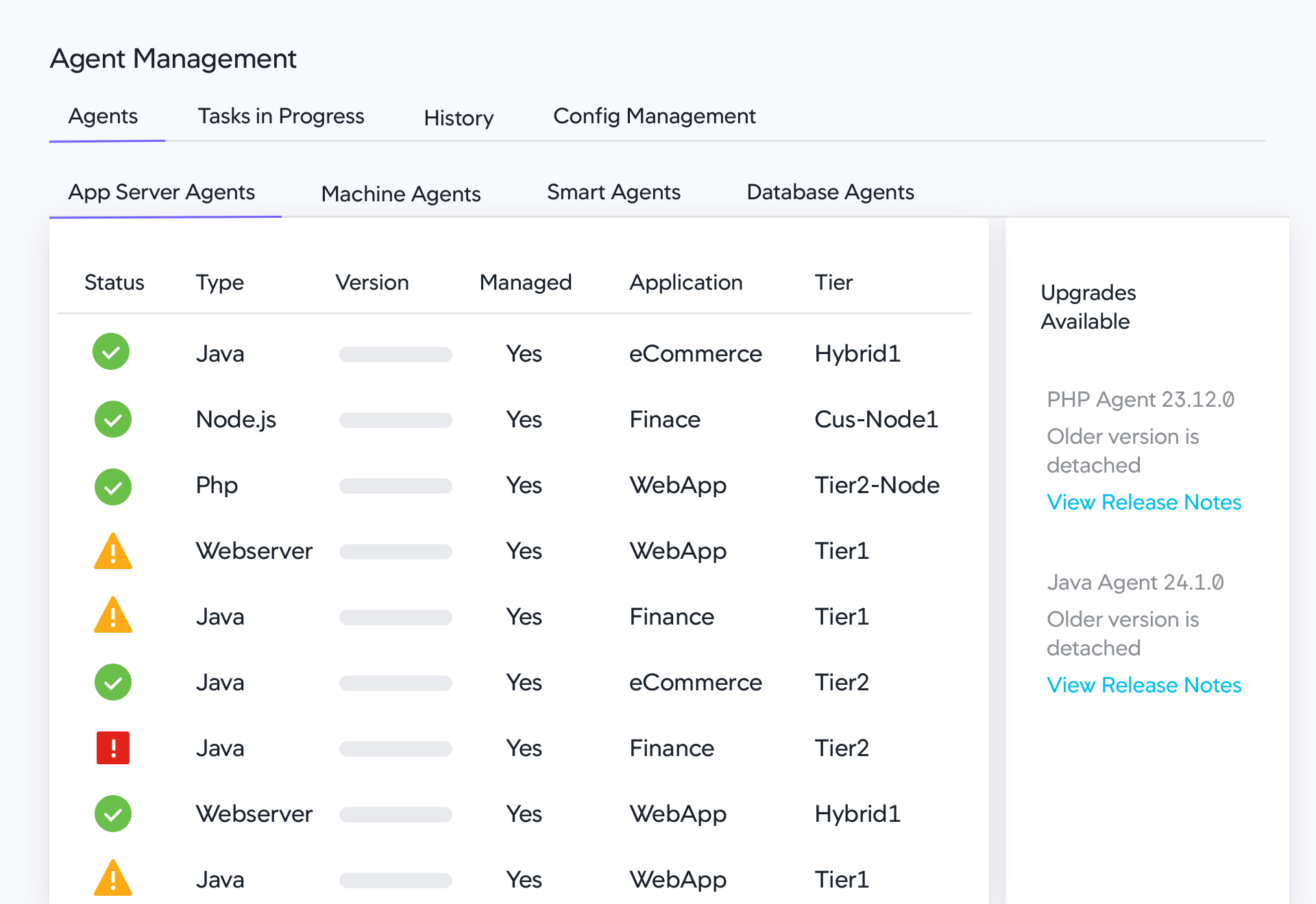 Simplify your agent management in a few clicks