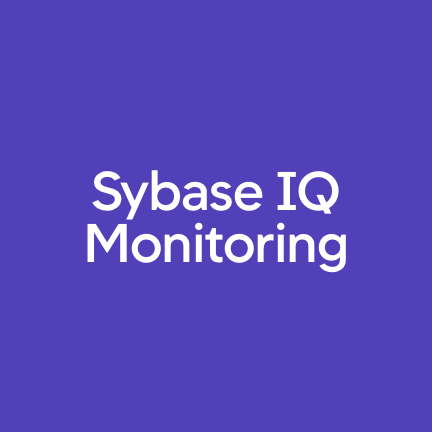 Sybase IQ Monitoring